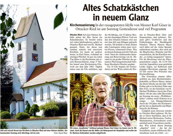 Gotteshaus in Ottacker
