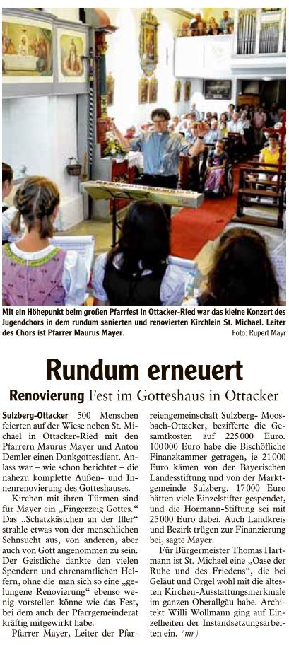 Gotteshaus in Ottacker