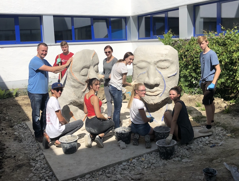 Skulpturen P-Seminar am Allgäu Gymnasium