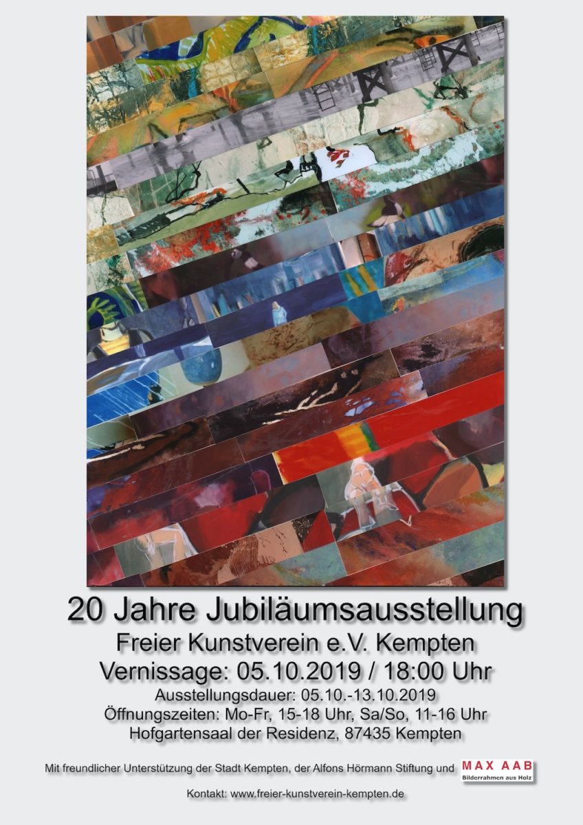 20 Jahre Jubiläumsausstellung Freier Kunstverein e.V. Kempten